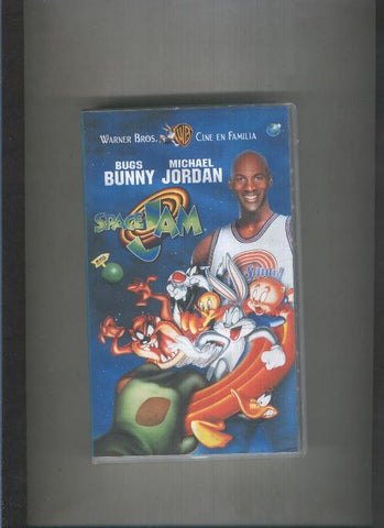 Video VHS: Space Jam con Bugs Bunny y Michael Jordan