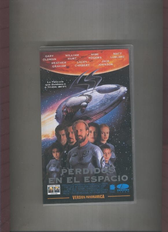 Video VHS: Perdidos en el espacio con William Hurt-Gary Oldman