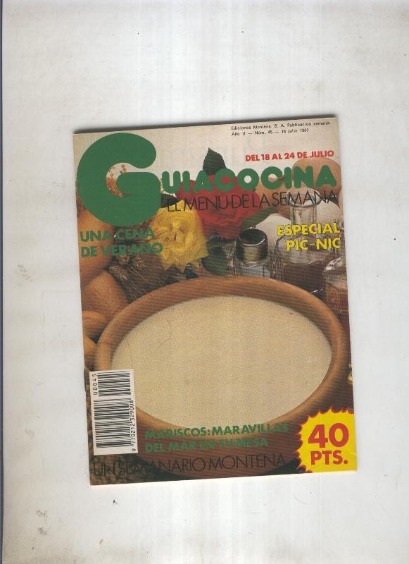 Guiacocina 045 del 18 al 24 de julio de 1983