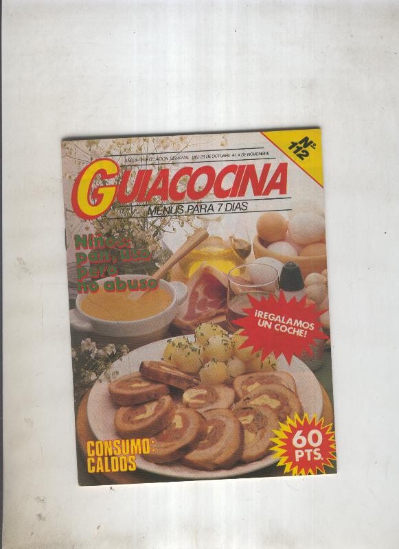 Guiacocina 112, del 29 de octubre al 4 de noviembre 1984