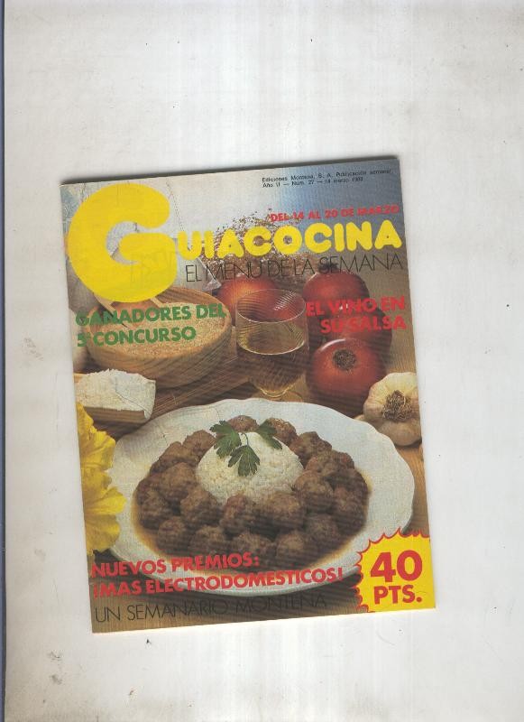 Guiacocina 027, del 14 al 20 de marzo de 1983