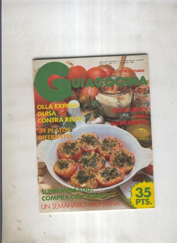 Guiacocina 006, del 18 al 24 de octubre de 1982