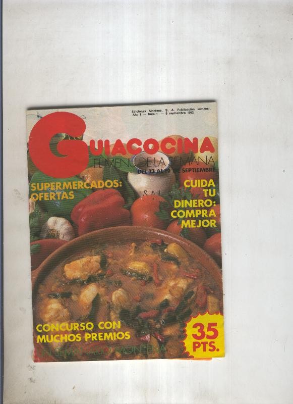 Guiacocina 001, 9 de septiembre de 1982