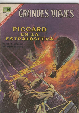 Grandes viajes numero 055: Piccard en la estratosfera