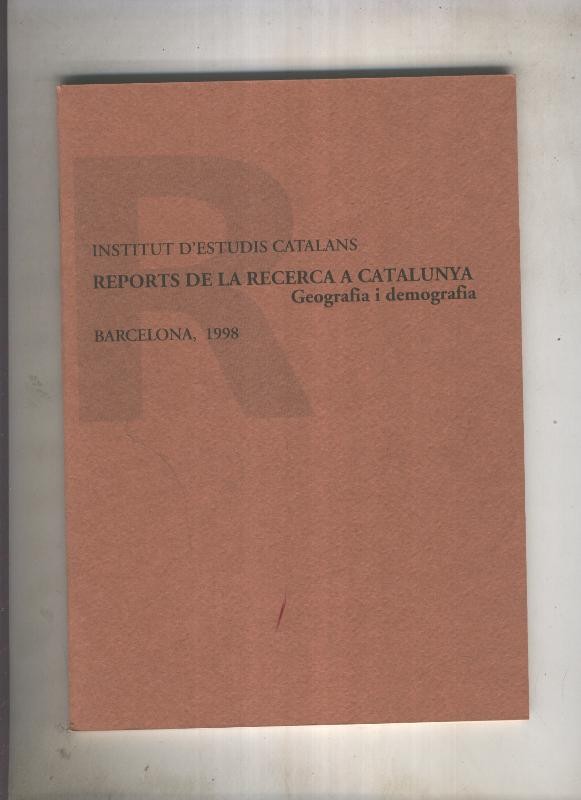 Reports de la recerca a Catalunya, Geografia i demografia