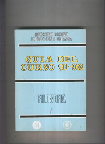 Guia del curso 91-92 Filosofia