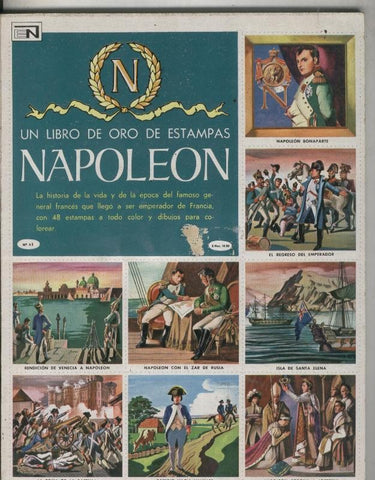 Album de cromos: Napoleon (numerado 1 en trasera)