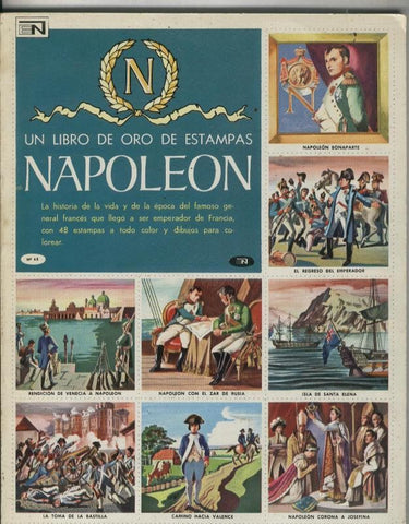 Album de cromos: Napoleon (numerado 2 en trasera)