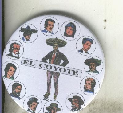 Imanes serie numero 35: El Coyote serie 1 de Batet