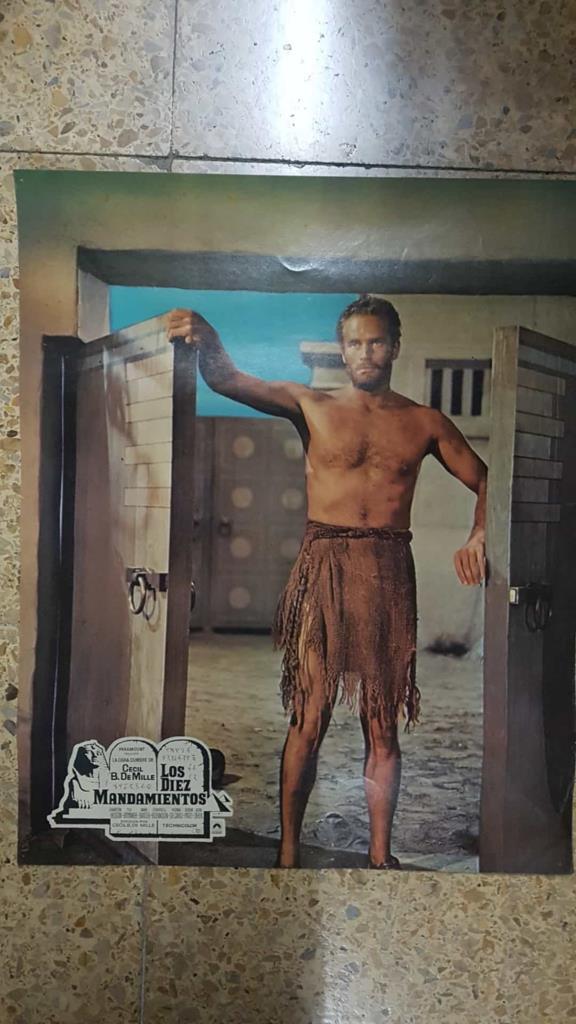 Poster cine: Los diez mandamientos de Cecil B de Mille, modelo 2