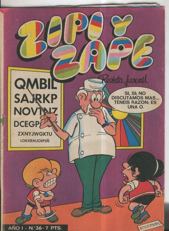 Zipi y Zape semanal numero 036