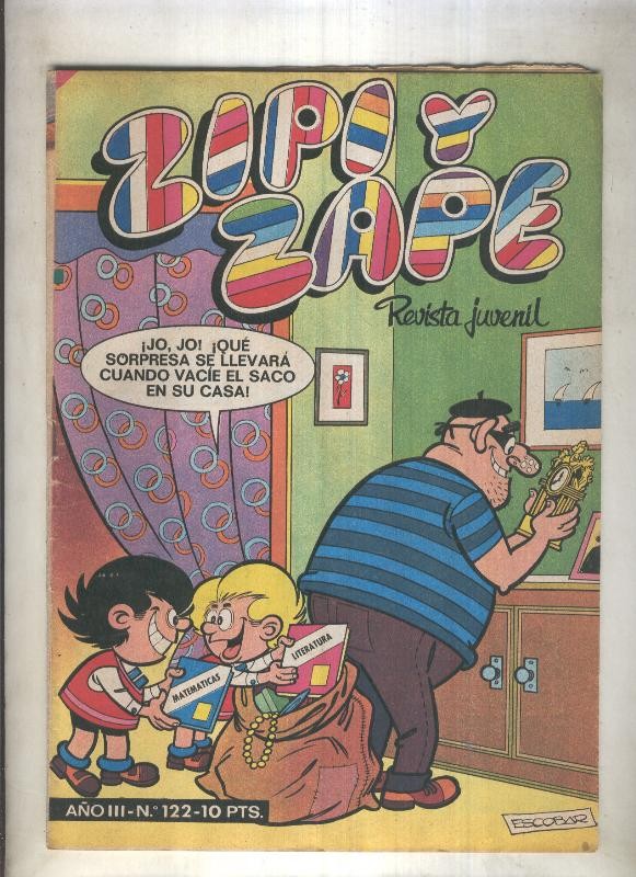 Zipi y Zape semanal numero 122 (numerado 1 en trasera)