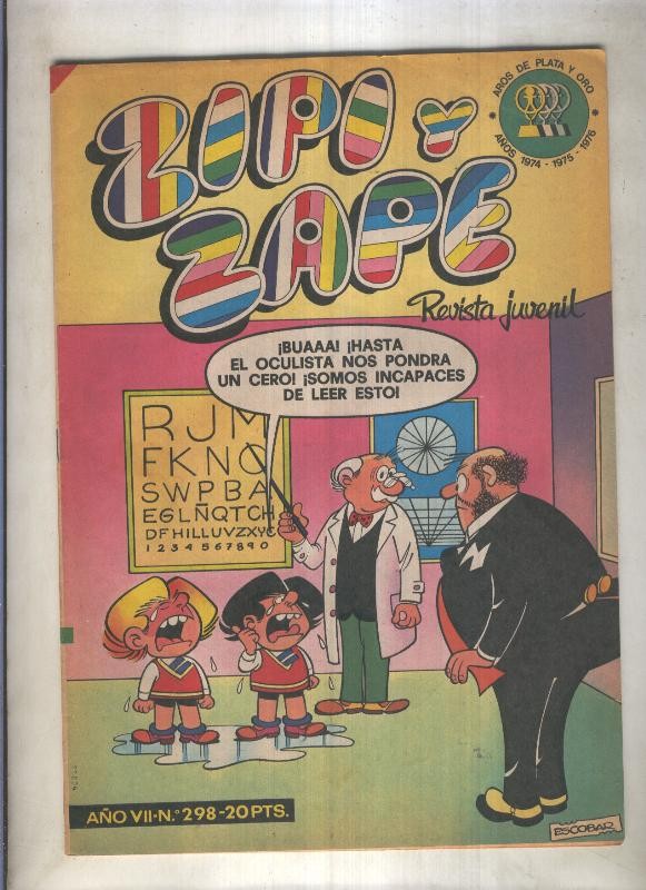 Zipi y Zape semanal numero 298 (numerado 1 en trasera)