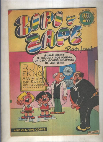 Zipi y Zape semanal numero 298 (numerado 1 en trasera)