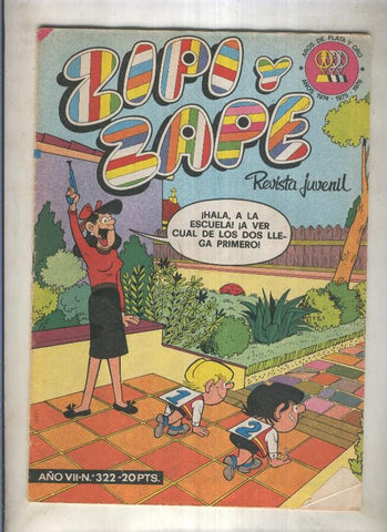 Zipi y Zape semanal numero 322 (numerado 3 en trasera)