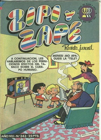 Zipi y Zape semanal numero 343: Un problema de locomotoras
