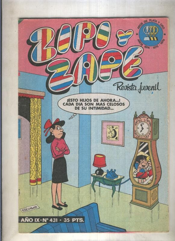 Zipi y Zape semanal numero 431 (numerado 2 en trasera)