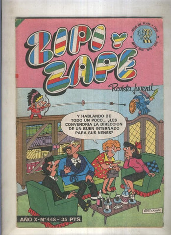 Zipi y Zape semanal numero 448 (numerado  en trasera)