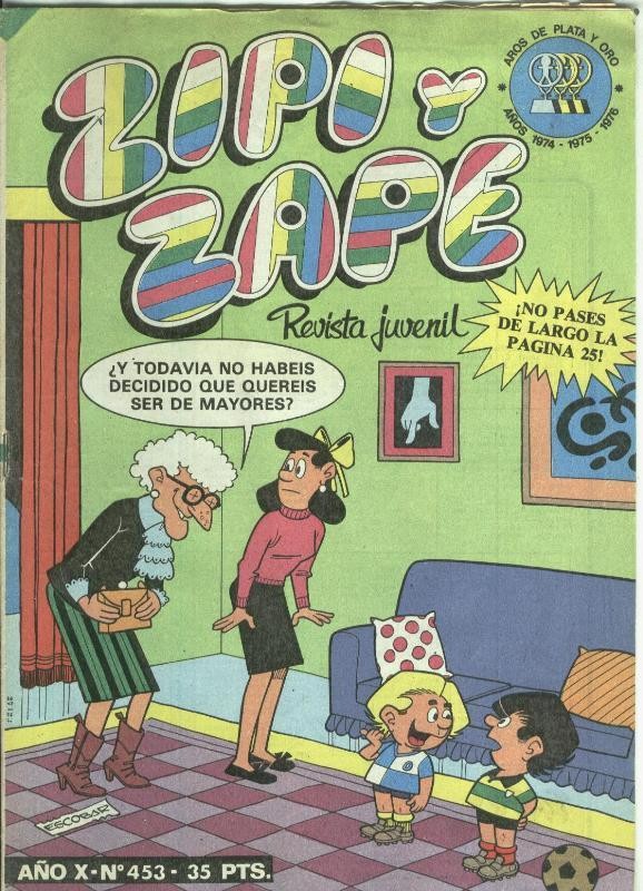 Zipi y Zape semanal numero 453