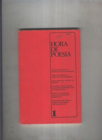 Hora de Poesia numero 1