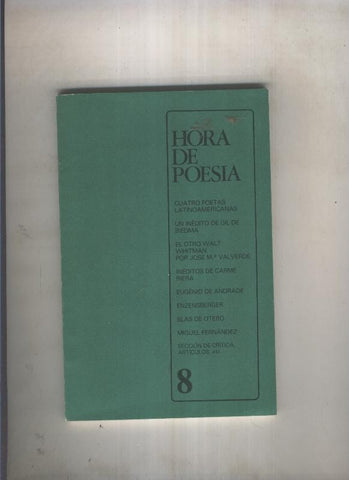 Hora de Poesia numero 8