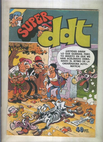 Super DDT numero 077 (numerado 1 en trasera)