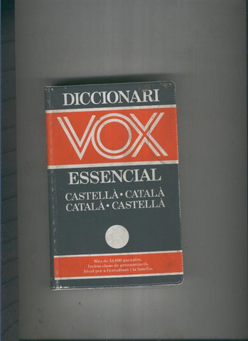 Diccionari VOX Essencial Castella-Catala, Catala-Castella