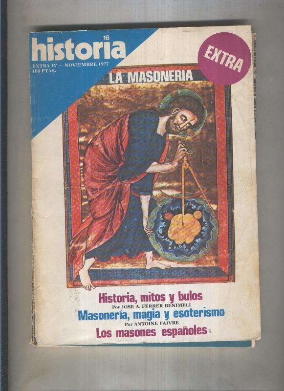 Historia 16 extra numero 04: La masoneria (numerado 2 en trasera)