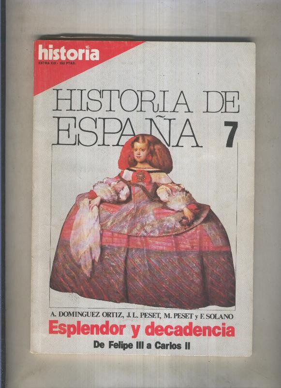 Historia 16: Historia de España numero 07 (numerado 1 en trasera)