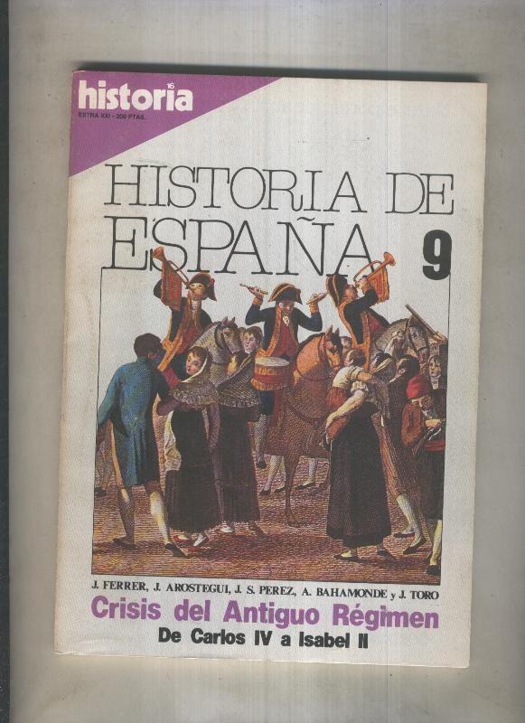 Historia 16: Historia de España numero 09 (numerado 2 en trasera)
