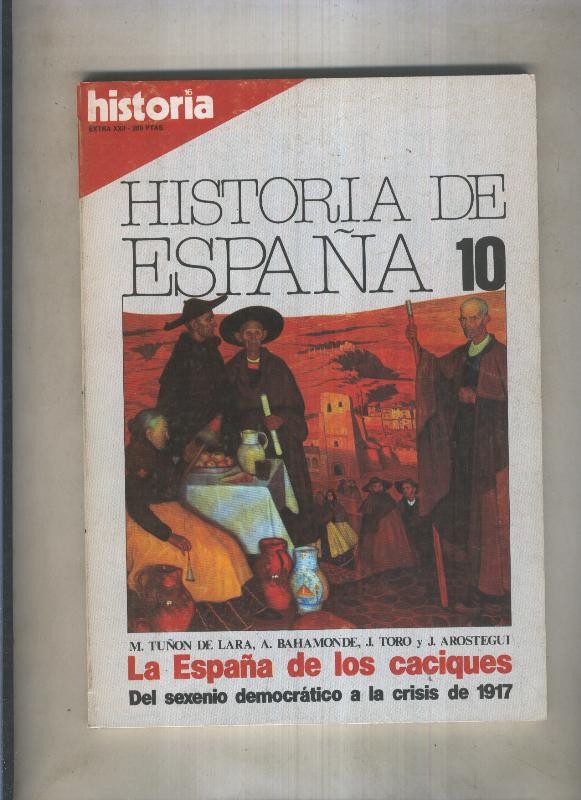 Historia 16: Historia de España numero 10 (numerado 1 en trasera)