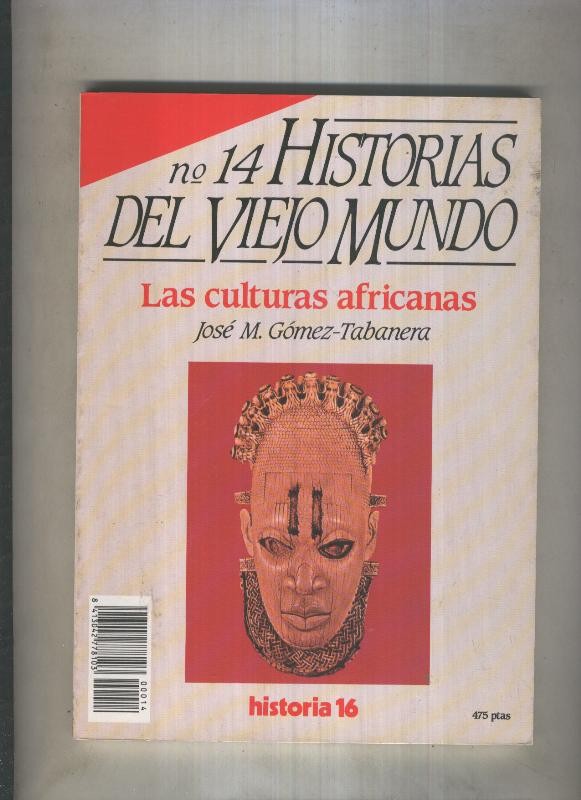 Historia 16: Historias del Viejo Mundo numero 14: La culturas africanas (numerado 2 en trasera)