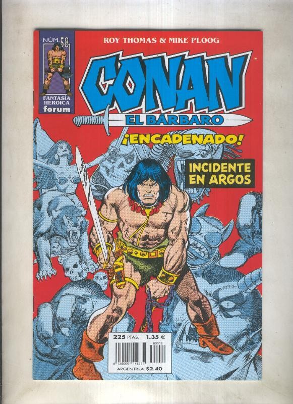 Conan el Barbaro segunda edicion numero 58