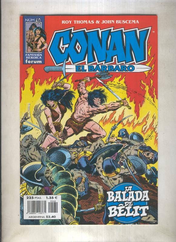 Conan el Barbaro segunda edicion numero 60