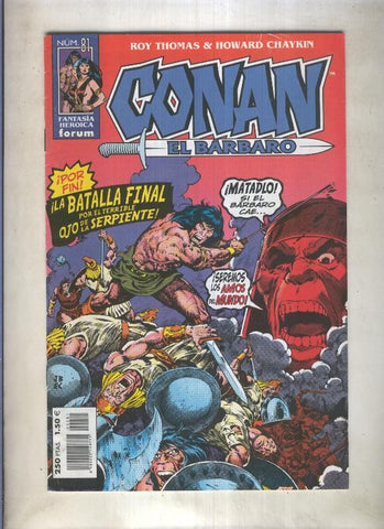 Conan el Barbaro segunda edicion numero 81
