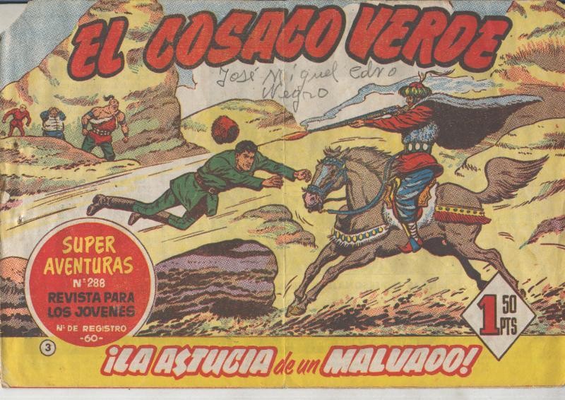 El Cosaco Verde original numero 003: La astucia de un malvado