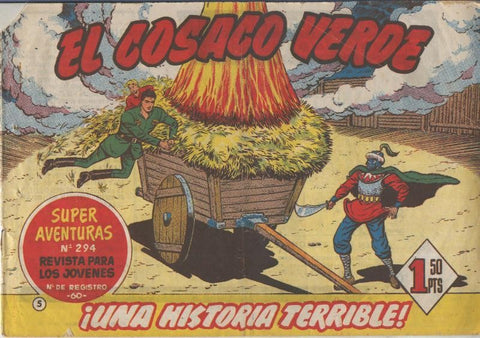 El Cosaco Verde original numero 005: Una historia terrible