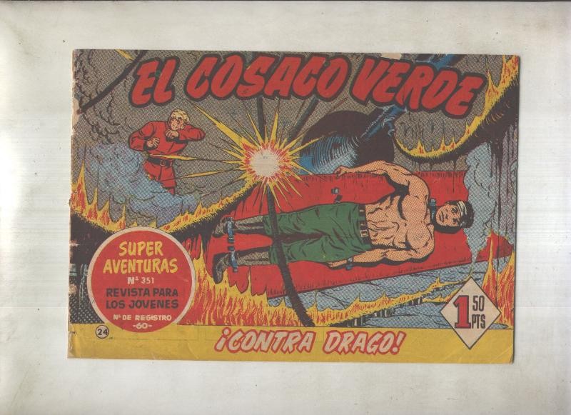 El Cosaco Verde original numero 024: Contra Drago (numerado 2 en trasera)