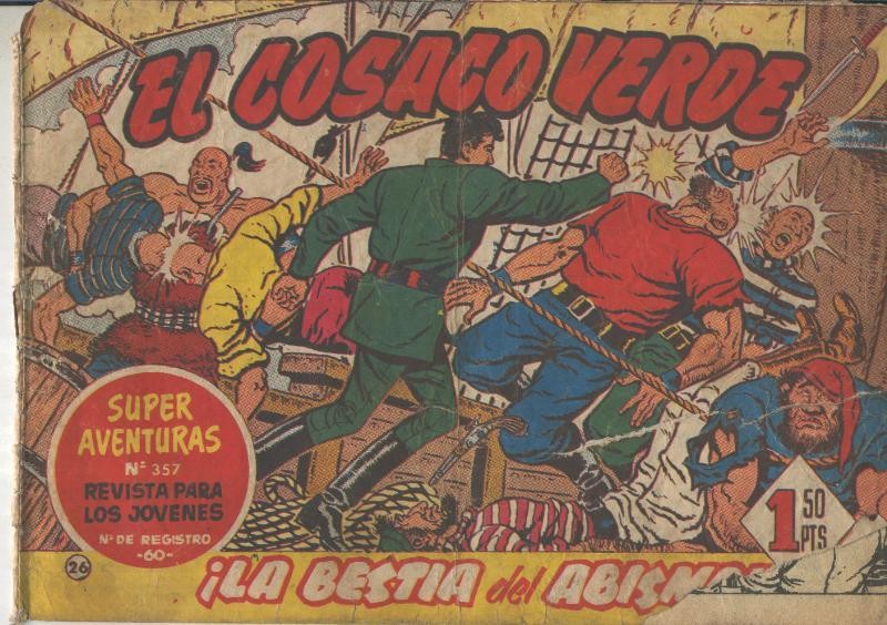 El Cosaco Verde original numero 026: La bestia del abismo