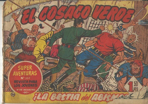 El Cosaco Verde original numero 026: La bestia del abismo