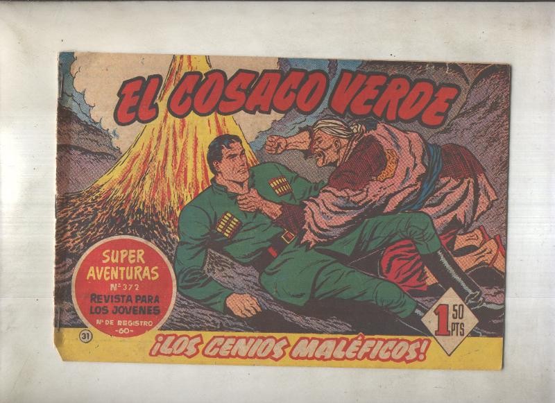 El Cosaco Verde original numero 031: Los genios maleficos (numerado 1 en trasera)