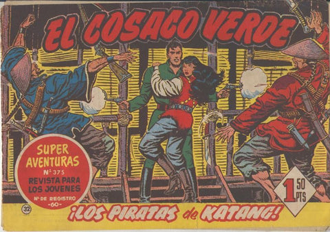 El Cosaco Verde original numero 032: Los piratas de Katang
