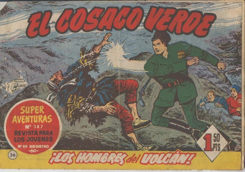El Cosaco Verde original numero 036 Los hombres del volcan