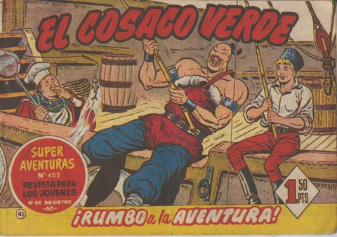 El Cosaco Verde original numero 041: Rumbo a la aventura