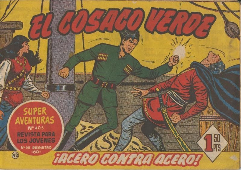 El Cosaco Verde original numero 042: Acero contra acero