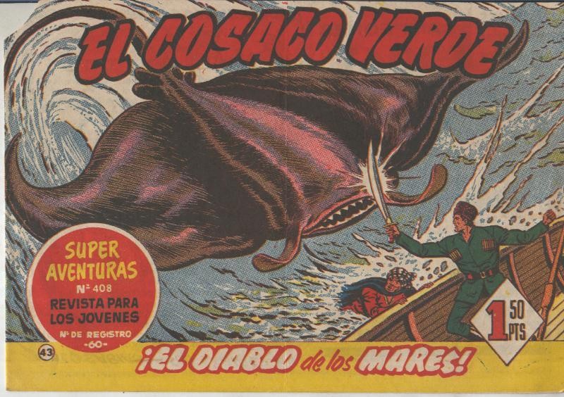 El Cosaco Verde original numero 043: El diablo de los mares