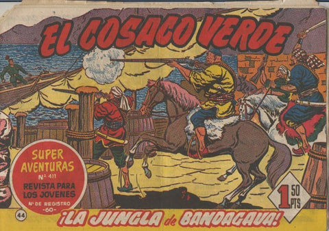 El Cosaco Verde original numero 044: La jungla de Bandagava