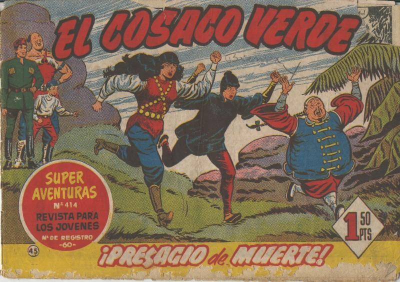 El Cosaco Verde original numero 045: Presagio de muerte