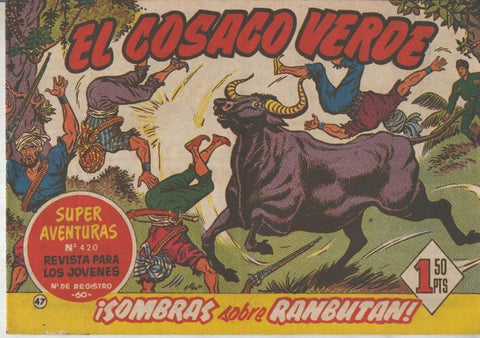 El Cosaco Verde original numero 047: Sombras sobre Ranbutan