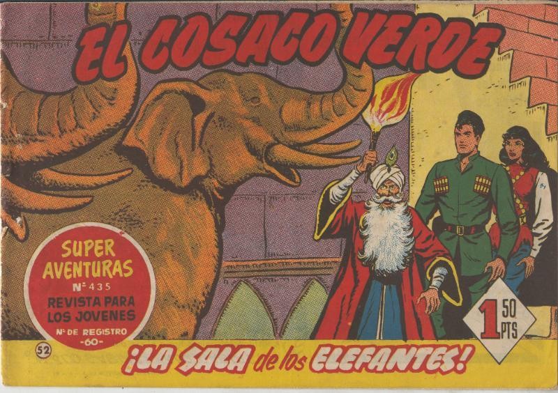 El Cosaco Verde original numero 052: La sala de los elefantes